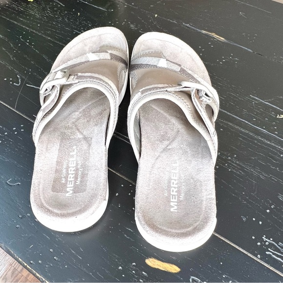 ⭐️ Merrell District 3 Post Sandal Brindle Color Size 6 - Picture 7 of 11